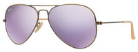 Ray-Ban AVIATOR FLASH LENSES Lenses: Lilac Mirror  +  Frame: Bronze-Copper, 3025