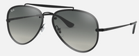 Ray-Ban BLAZE AVIATOR Lenses: Grey Gradient  +  Frame: Black 3584