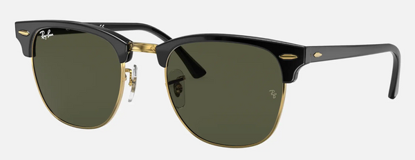 Ray-Ban Clubmaster Black  G-15 Green 3016