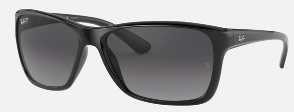 Ray-Ban Black  Grey Gradient Polarized