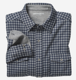 Johnston & Murphy Button Front Knit Shirt