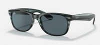 Ray-Ban NEW WAYFARER COLOR MIX Lenses: Blue Classic  +  Frame: Striped Blue, 2132