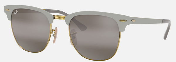 Ray-Ban CLUBMASTER METAL Lenses: Grey Mirror  +  Frame: Grey 3716