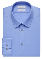 Ice Blue Slim Fit Dress Shirts