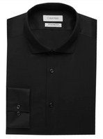 Black Slim Fit Dress Shirts