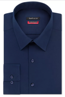 Navy Slim Fit Dress Shirts