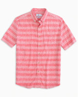 Southern Tide EDGEWATER PRINTED SHORT SLEEVE BUTTON DOWN