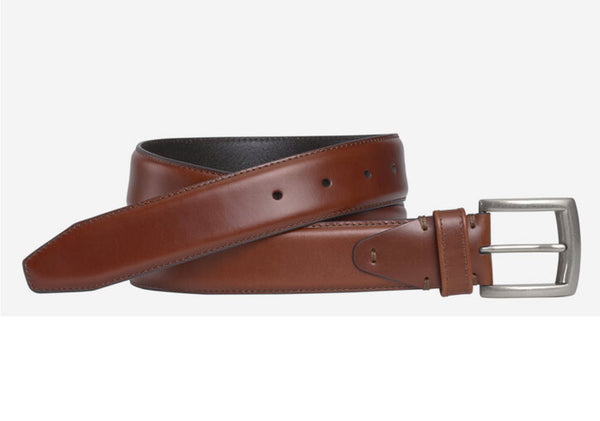 Johnston & Murphy Waxed Leather Belt