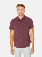 7 Diamonds Solid Grant Short Sleeve Shirt