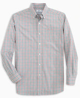 Southern Tide CHATSWORTH HEATHER CHECK BUTTON DOWN SHIRT