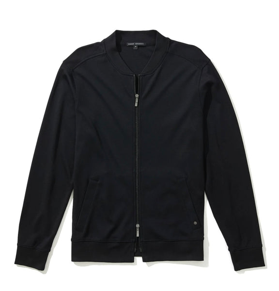 Robert Barakett Georgia LS Full Zip BB Coll Black