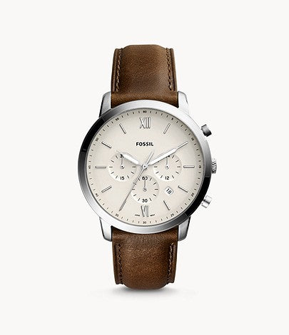 Fossil Neutra Chronograph Brown Leather Watch