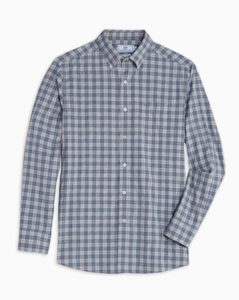 Southern Tide Heather Cast Plaid Intercoastal Sport Shirt