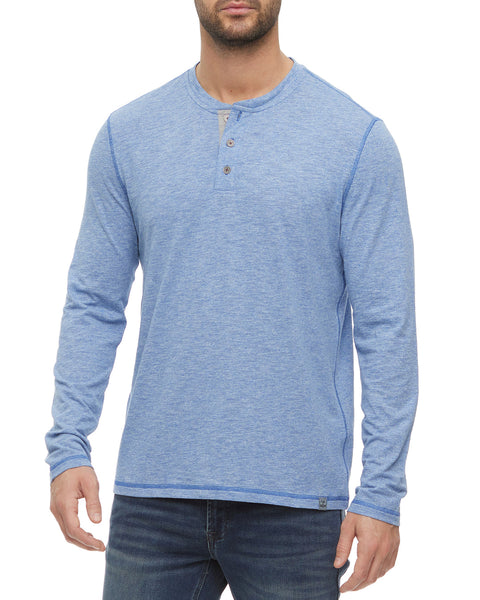 Flag & Anthem, BIRMINGHAM SLUB HENLEY, Blue