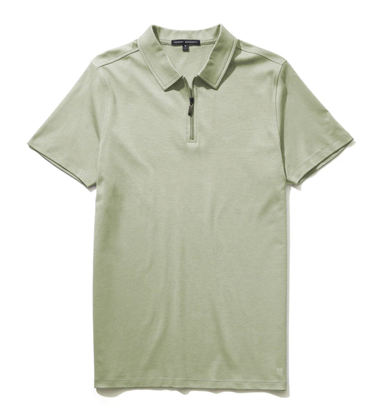 Robert Barakett Georgia Polo with zipper