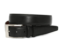 Torino X-LONG SOFT DEERTAN GLOVE LEATHER BELT - BLACK