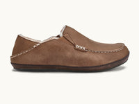 OluKai Moloa Slipper Toffee / Dark Wood