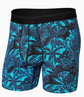 Saxx Platinum Boxer Brief / Lush Tropics- Racer Blue