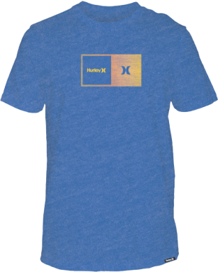 Hurley EVERYDAY HALFER GRADIENT SS -Seaview Heather