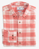 Southern Tide, Milton Plaid Intercoastal Flannel Sport Shirt, 9499