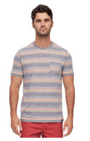 BROOKLAND SS HEATHER STRIPE CREWNECK TEE