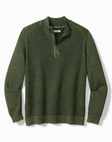 Tommy Bahama Sandover Half Zip Palm Verde