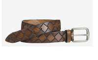 Johnston & Murphy Basketweave Belt