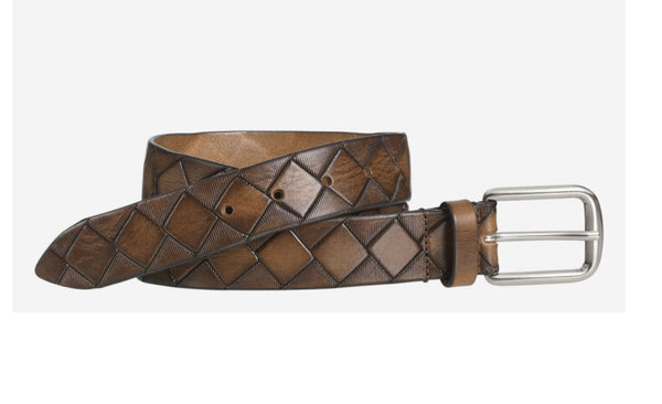 Johnston & Murphy Basketweave Belt