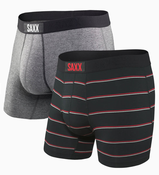 SAXX Grey / Shallow Stripe