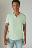 Lucky Brand Venice Burnout Notch Neck Tee