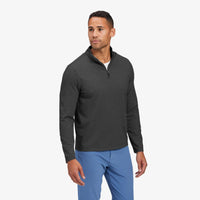 Mizzen + Main ProFlex Quarter Zip - Charcoal Heather