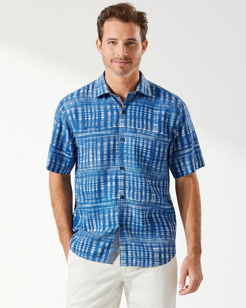 Tommy BAHAMA Daybreak Batik Silk Camp Shirt