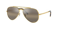 Ray Ban NEW AVIATOR Lenses: Polarized Silver Brown Chromance Mirror  +  Frame: Legend Gold, 3625