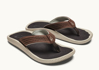 OluKai ULELE Dark Wood Flip Flop