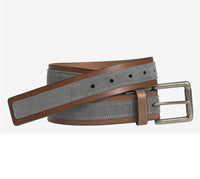 Johnston & Murphy Suede Overlay Belt