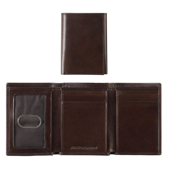 Johnston & Murphy Italian Leather Trifold Wallet