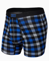 SAXX Blue Flannel Check