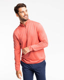 Southern Tide Backbarrier Heather Performance Quarter Zip Pullover