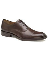 Johnston & Murphy Cap Toe Mahogany Italian Calfskin 15-7934