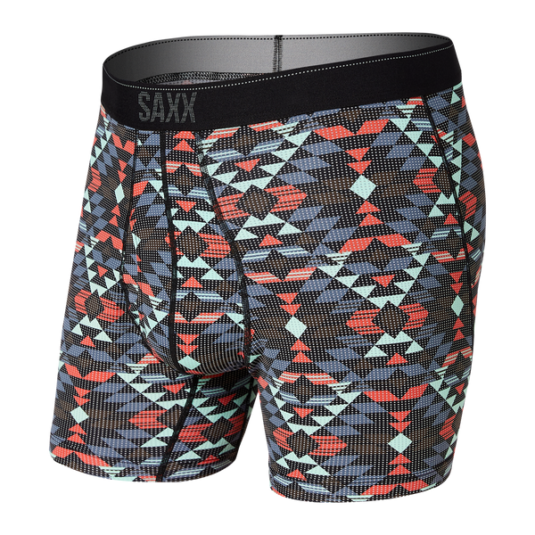 SAXX QUEST Quick Dry Mesh Boxer Brief / Multi El Dorado